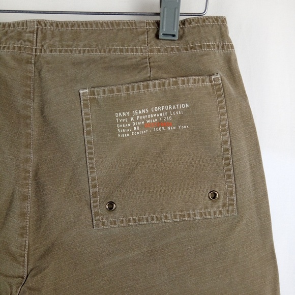 SALE ! DKNY Jeans Khakis Women Size 6 Straight Leg Tan - Picture 6 of 7